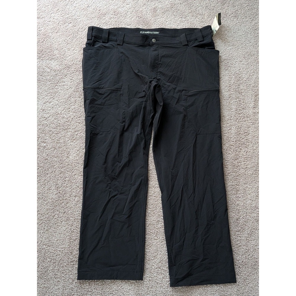 Duluth Mens Flexpedition Relaxed Fit Cargo Pants Black 46x34 NWT Stretch Active